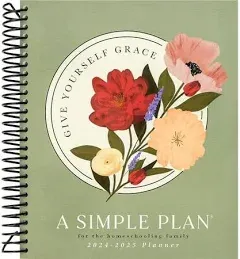 A Simple Plan Floral Homeschool Planner