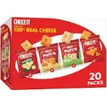 Cheez-It Baked Snack Crackers Cheese Lovers Variety Pack 20 ct