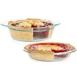 Pyrex Deep 2-Piece 9.5" Glass Baking Dish Set