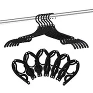 12 PCS Travel Hangers - Cruise Ship Essentials Portable Folding Clothes Hange...