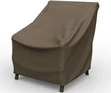 StormBlock Hillside Medium Black and Tan Patio Chair Cover