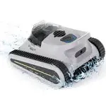 Seauto Crab Robotic Pool Vacuum, Wall-Climbing Robot, Automatic Pool black