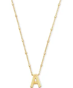 Kendra Scott Letter Pendant Necklace