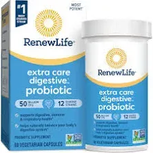 Renew Life Adult Probiotic - Ultimate Flora Extra Care Probiotic Supplement for