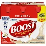 BOOST Original Nutritional Drink, Creamy Strawberry, 8 fl oz (Pack of 24)