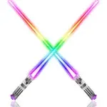 LIGHTSABER CHOPSTICKS LIGHT UP STAR WARS LED Glowing Light Saber Chop Sticks ...