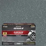 Rust-Oleum 317284 RockSolid Polycuramine Garage Floor Coating Kit, Dark Gray