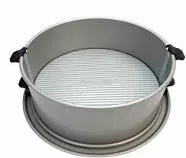 USA Pan Leak-Proof Nonstick Commercial Springform Pan, 9-Inch Bakeware Round Cake Pan, 9 inch, Nonstick & Quick Release Coating, Made in the USA from Aluminized Steel, Set of 2 Bundle