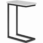 Skyler - C Side Table with Marble Top White