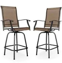 Nuu Garden Outdoor Patio Swivel Bar Stools