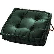 Nvzi Square Solid Color Velvet Seat Cushion