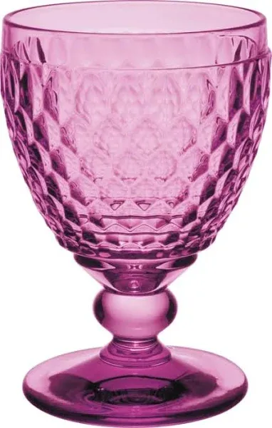 Villeroy & Boch Boston Colored Lead Free Crystal Goblet Set