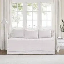 Urban Habitat Brooklyn Cotton Daybed Cover - Jacquard Tufted Chenille with Qu...