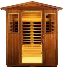 SALUSHEAT Wearwell-904VT 4 Person Outdoor Ultra-Low EMF Infrared Sauna