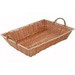 Winco PWBN-16B Polypropylene Rectangular Woven Basket