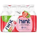 Hint Water Strawberry-Kiw<wbr/>i (Pack of 12), 16 oz, Pure Water Infused, 0 Sugar