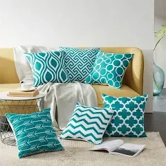 Topfinel Geometric Indoor/Outdoor Pillow Cover