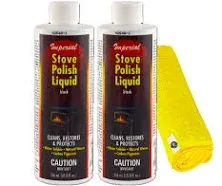 Quantum Kleen Micro Fiber Towel and Imperial Stove Polish Liquid