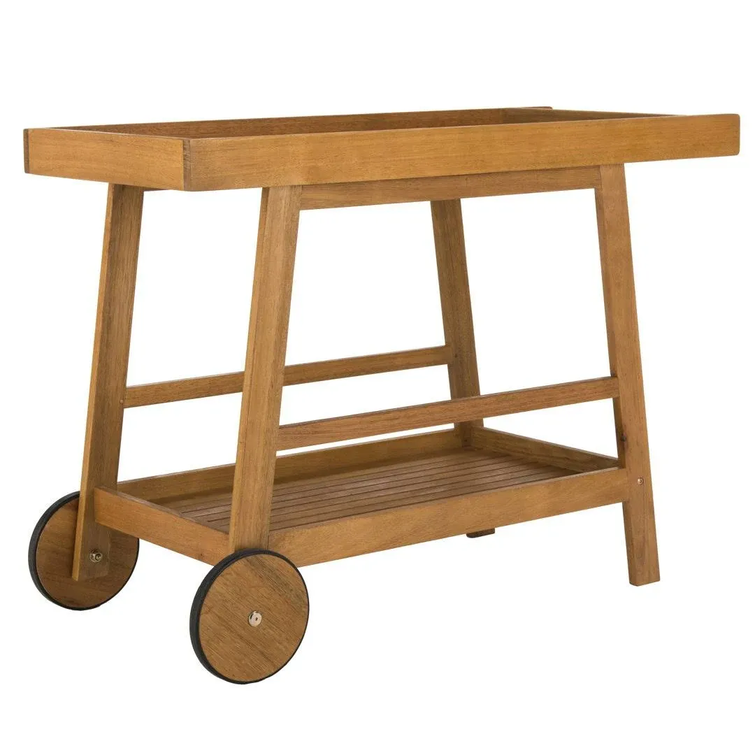 Terrace Solid Wood Bar Cart AllModern Color: Natural