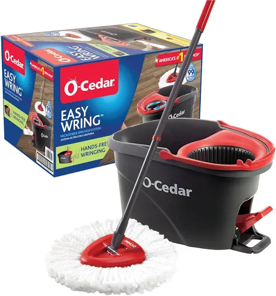 EasyWring Spin Mop and Bucket System Cleaning Microfiber