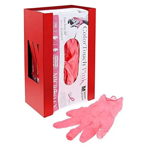 Mayouko Magnetic Glove Dispenser Holder , Red Glove Box Holder Wall Moun