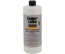 Super Lube 52030 Synthetic Oil without PTFE, Low Viscosity Lightweight, 1 quart Bottle, Translucent