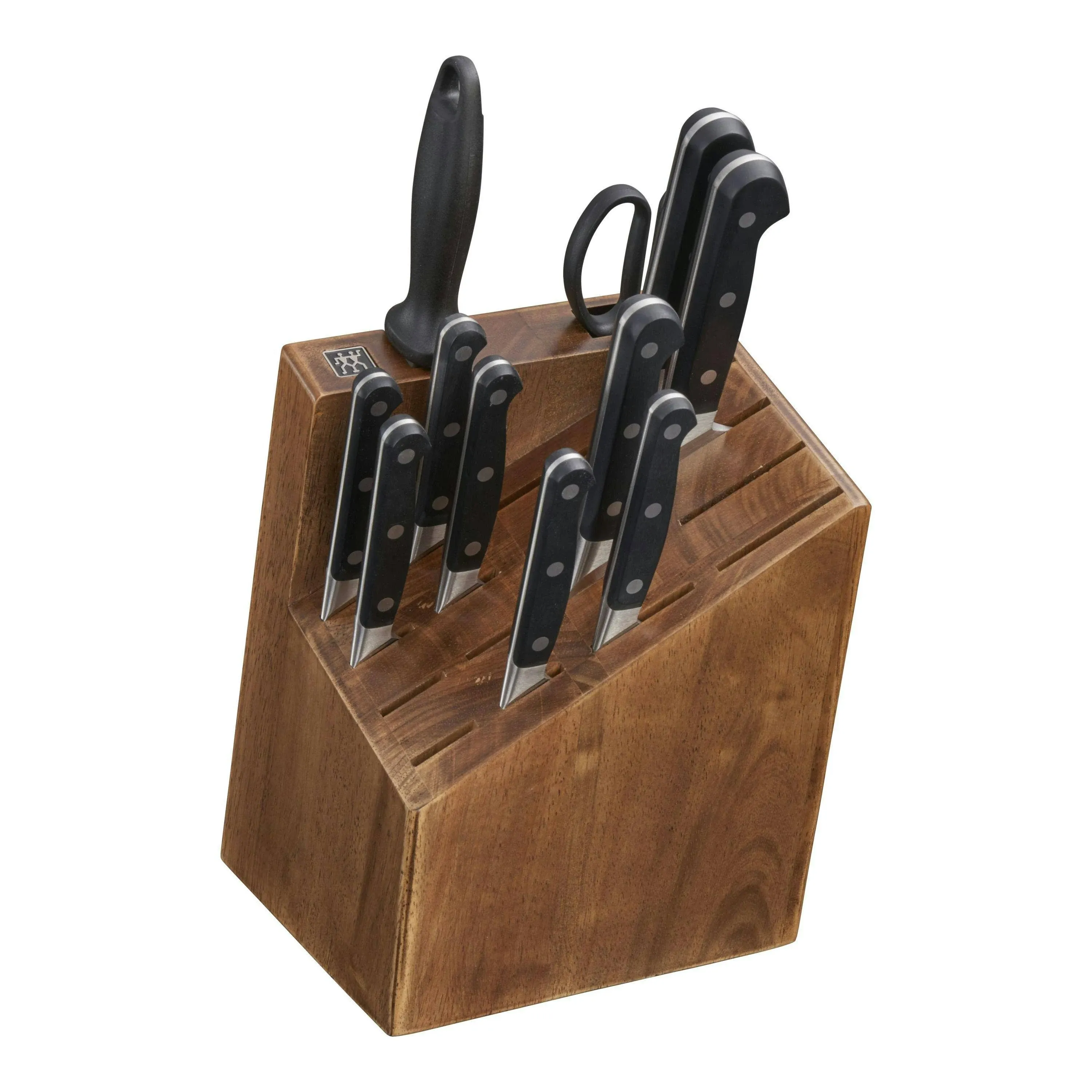 ZWILLING J.A. Henckels Zwilling Pro 12 Piece Block Knife Set, Black