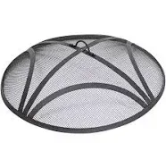 Fire Pit Spark Screen，30-Inch Fire Pit Cover Round, Fire Pit Spark Screen Access