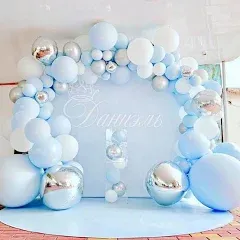 Blue Balloon Arch Kit