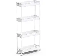 SPACEKeeper 4-Tier Slim Storage Trolley