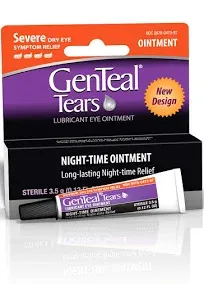 GenTeal Tears Nighttime Ointment for Severe Eye Symptom Relief, 3.5 Grm