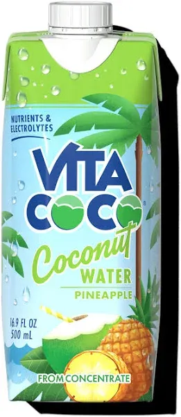 Vita Coco Coconut Water Pineapple 17 Oz