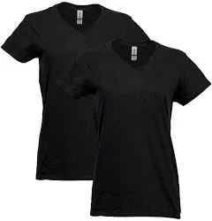 Gildan Heavy Cotton V-Neck T-Shirt Women's