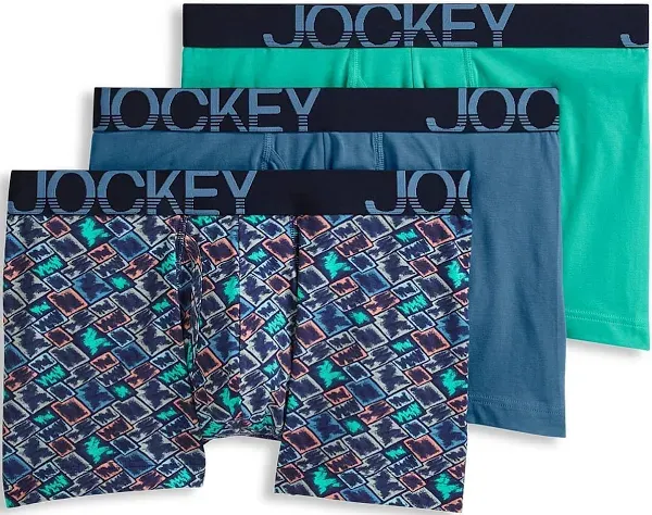 Jockey Men's Underwear Low-rise Boxer Brief - 4 Pack