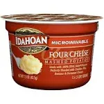 Idahoan Four Cheese Mashed Potatoes, Gluten-Free, 1.5 oz Cup (Pack of 10)