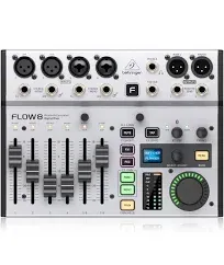 BEHRINGER FLOW 8 Digital Mixer Bluetooth USB Multi channel Audio Interface NEW