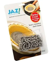 Jaz Innovations Perfect Pie Crust Stainless Steel Weight Chain