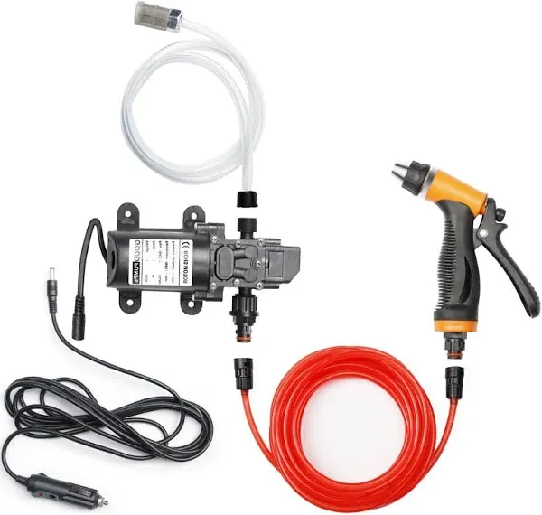 Bang4Buck 100W 160 Psi 12V High Pressure Powerful Washing Kit With 21.3 Ft. Pvc