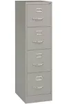 File Cabinets & Accessories; File Cabinet Type: Vertical; Color: Light Gray; Material: Steel; Number Of Drawers: 4.000