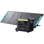 Anker SOLIX F2600 Portable Power Station 2560Wh|2400W, 200W Solar Panel