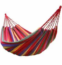 2 Person Double Camping Hammock Chair Bed Outdoor Hanging Swing Sleeping Garden