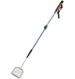 Square Cat Scooper for litter box - Stainless Steel Long Metal Cat Litter Sco...