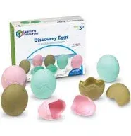 Learning Resources Discovery Eggs - 6 Pieces, Ages 3+ Toddler Learning Toys, Preschool Learning Toys