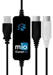 Mio 1 in 1 Out Midi to USB Interface