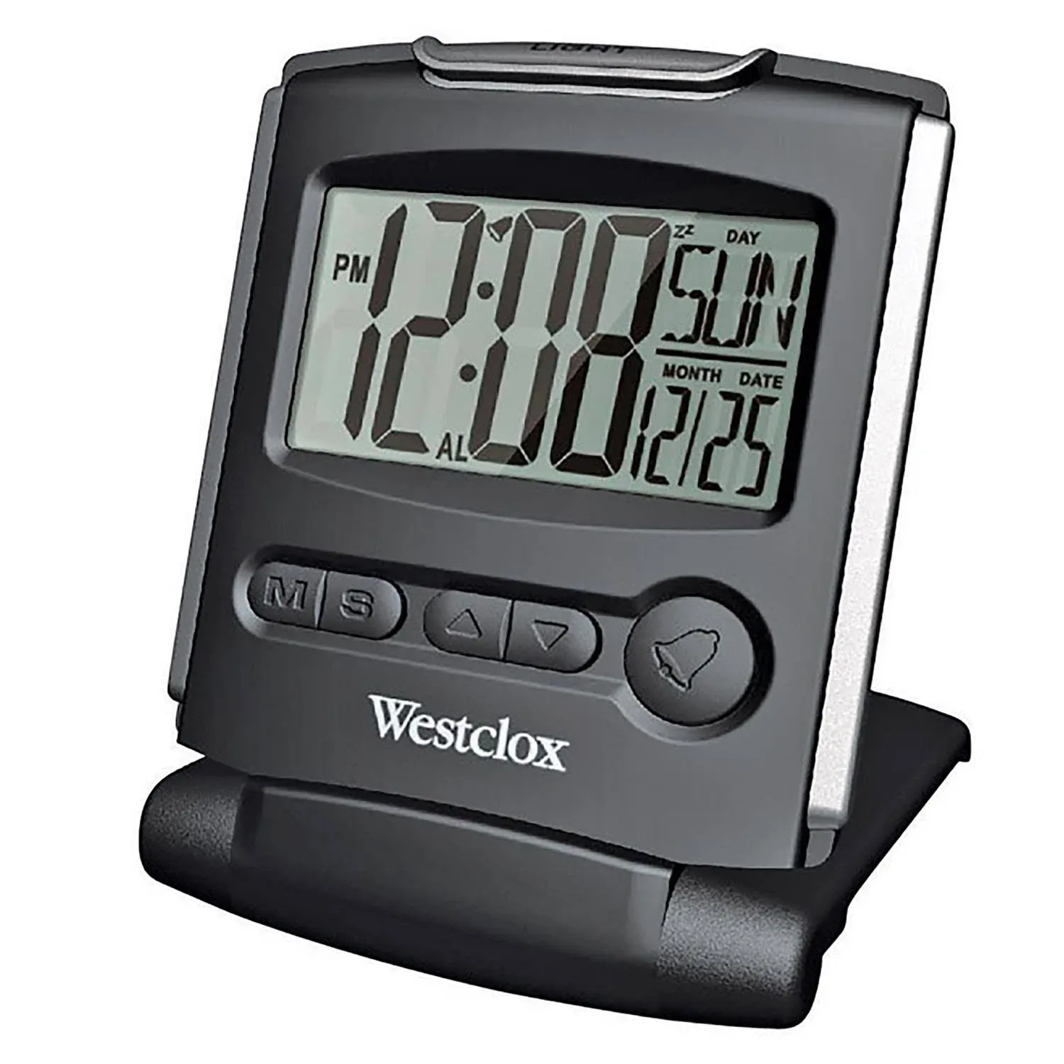 Westclox Travel Alarm Clock  LCD Display #72028   NEW