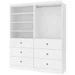 Bestar Versatile 72' Storage Kit in White 40872-17