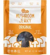 Pan's Mushroom Jerky - Original Flavor: A Natural and Nutritious Plant-Based Snack – 2.2 Oz (pack of 1)