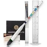 Brewer&#039;s Elite Hydrometer &amp; Test Jar - for Home Brew Beer, Wine, Mead and