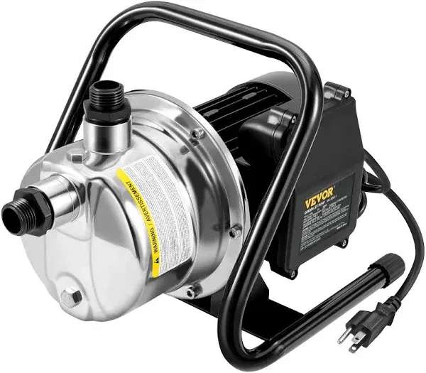 VEVOR 1-1/2-HP 115-Volt Shallow Well Jet Pump