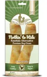 Fieldcrest Farms Nothin&#039; to Hide Rawhide Alternative Small Roll 4-5&#034; - 2 Pack